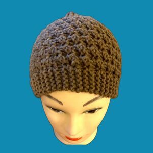 Women's Handmade  Winter Headband ~ Brown ~ Non-Elastic